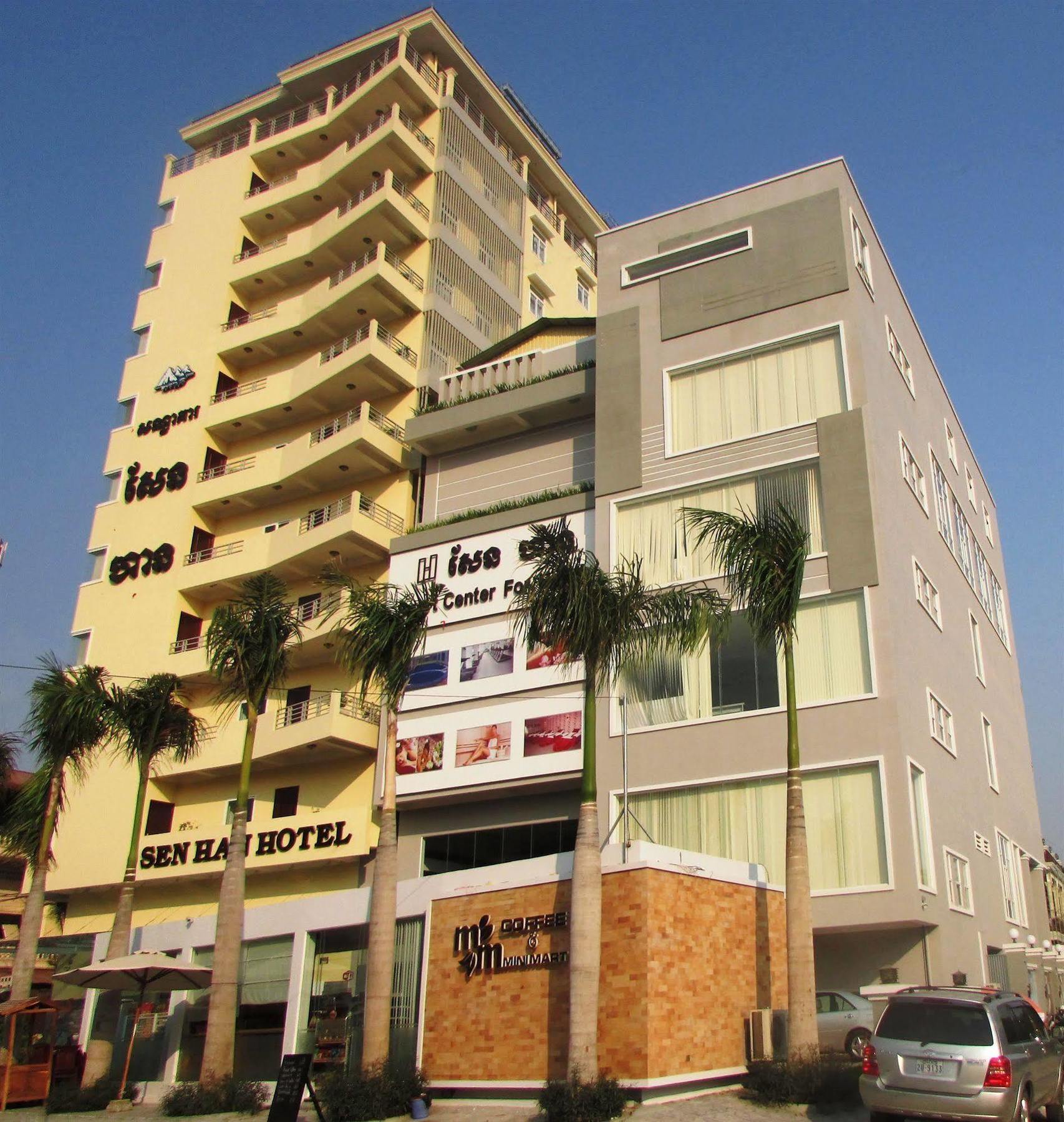 Sen Han Hotel Phnom Penh Exterior foto
